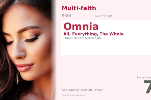 Omnia Name Meaning — Origin, Gender & Details (2025)