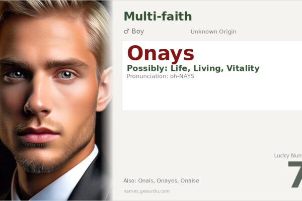 Onays Name Meaning — Origin, Gender & Details (2025)