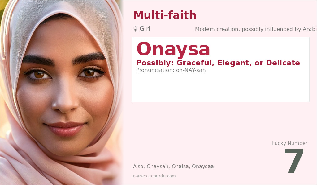 Onaysa Name Meaning and Details