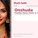 Onshuda Name Meaning and Details