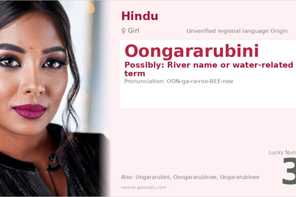 Oongararubini Name Meaning — Origin, Gender & Details (2025)