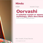 Oorvashi Name Meaning and Details