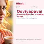 Ooviyapavai Name Meaning and Details