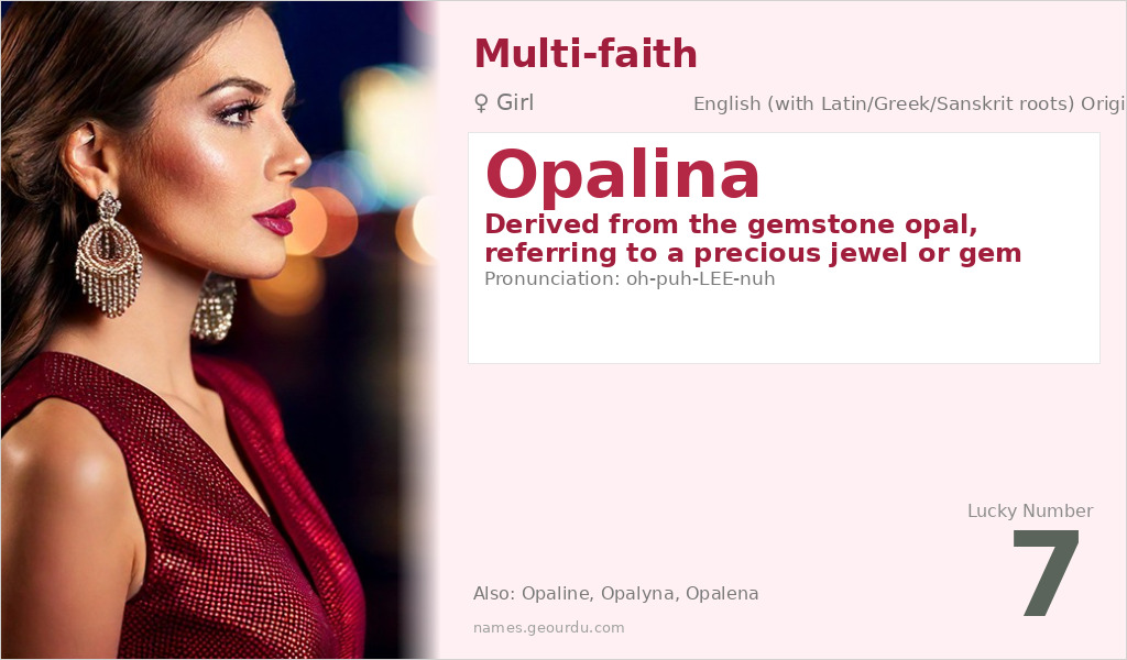 Opalina Name Meaning and Details