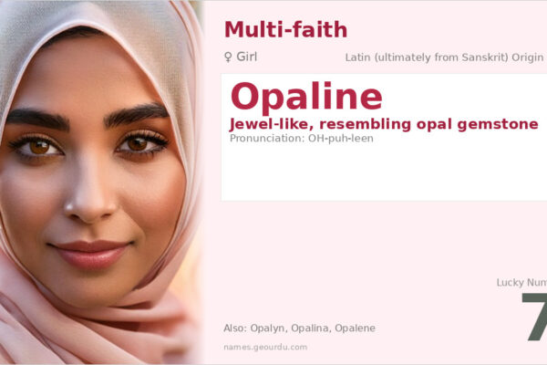 Opaline Name Meaning — Latin/Sanskrit Origin, Girl Name & Details (2025)