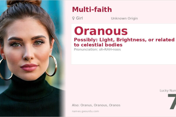 Oranous Name Meaning — Origin, Gender & Details (2025)