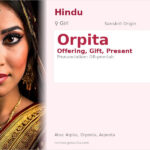 Orpita Name Meaning and Details