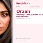 Orzah Name Meaning and Details