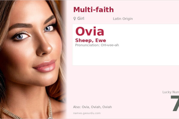 Ovia Name Meaning — Latin Origin, Girl Name & Details (2025)
