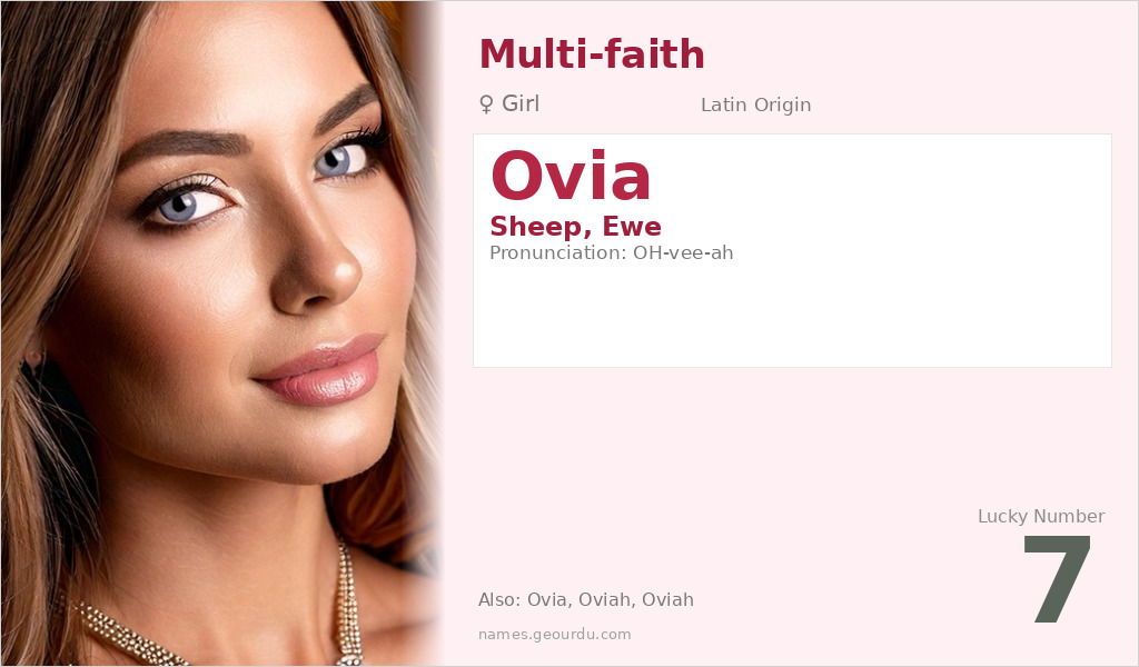 Ovia Name Meaning and Details