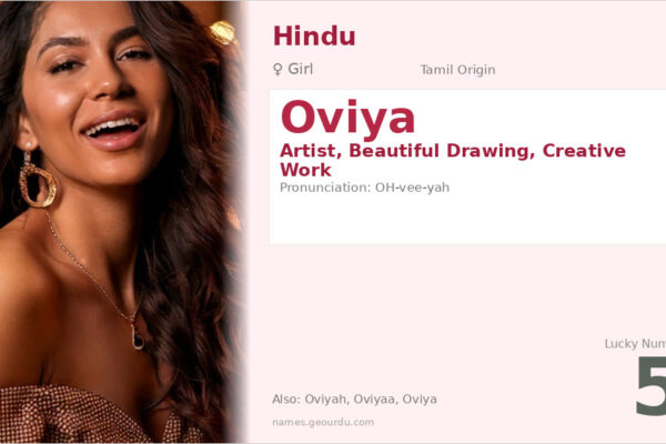 Oviya Name Meaning — Tamil Origin, Girl Name & Details (2025)