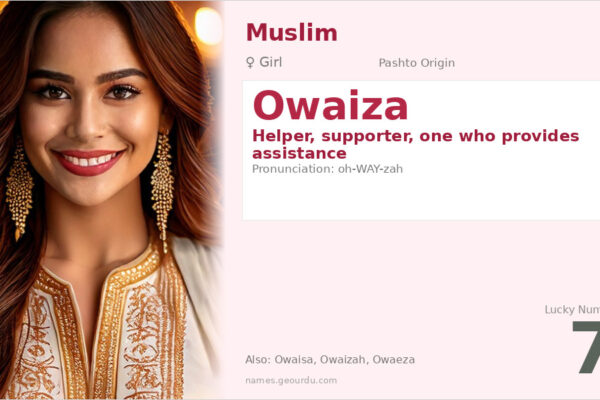 Owaiza Name Meaning — Pashto Origin, Girl Name & Cultural Significance (2025)