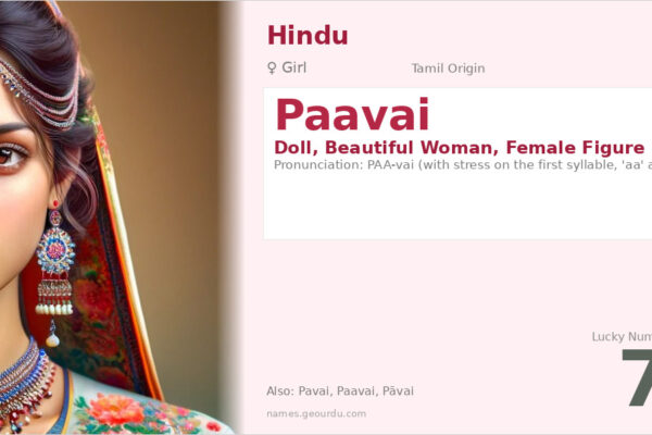 Paavai Name Meaning — Tamil Origin, Girl Name & Cultural Significance (2025)