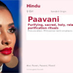 Paavani Name Meaning and Details
