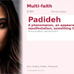 Padideh Name Meaning and Details