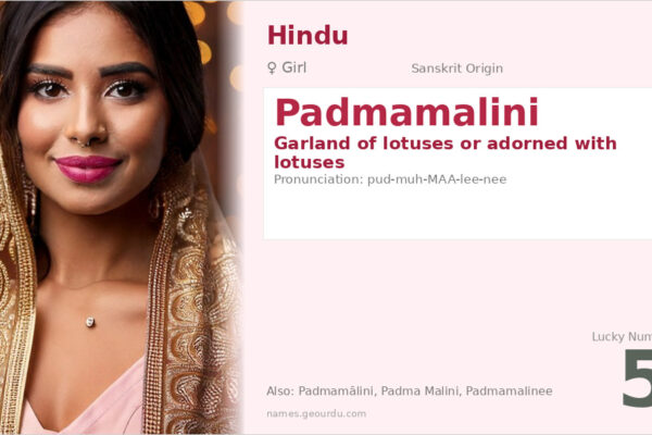 Padmamalini Meaning — Sanskrit Origin, Girl Name & Details (2025)