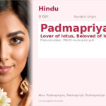 Padmapriya Name Meaning and Details