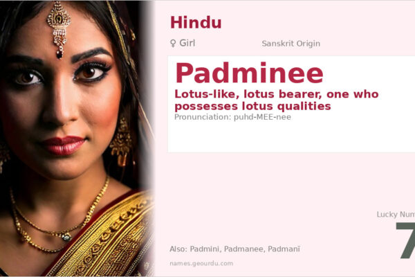 Padminee Name Meaning — Sanskrit Origin, Girl Name & Details (2025)