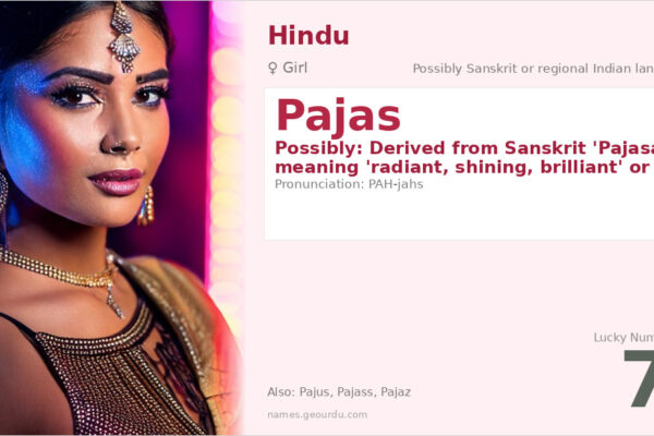 Pajas Name Meaning — Origin, Gender & Details (2025)