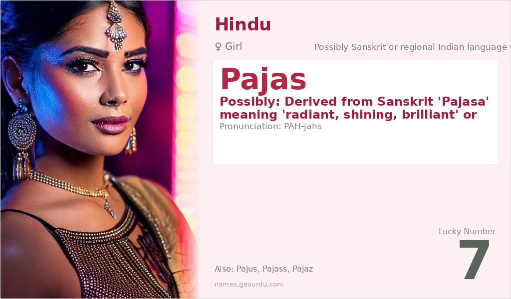 Pajas Name Meaning and Details