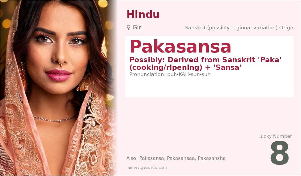 Pakasansa Name Meaning and Details