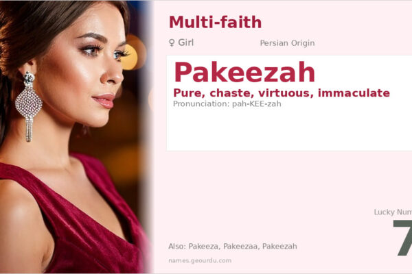 Pakeezah Name Meaning — Persian Origin, Girl Name & Details (2025)