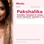 Pakshalika Name Meaning and Details
