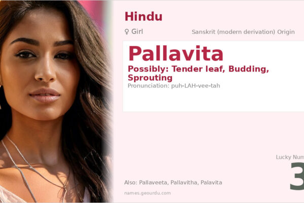Pallavita Name Meaning — Origin, Gender & Details (2025)