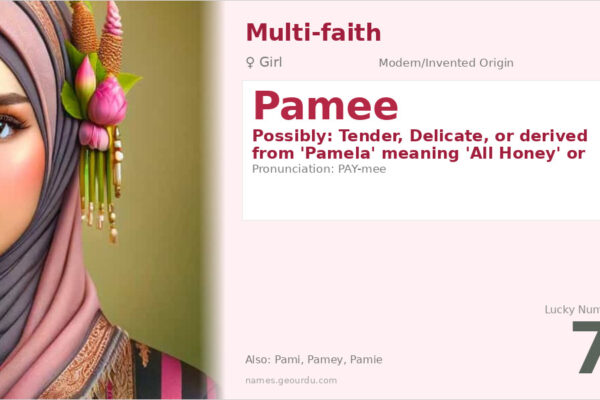 Pamee Name Meaning — Origin, Gender & Details (2025)