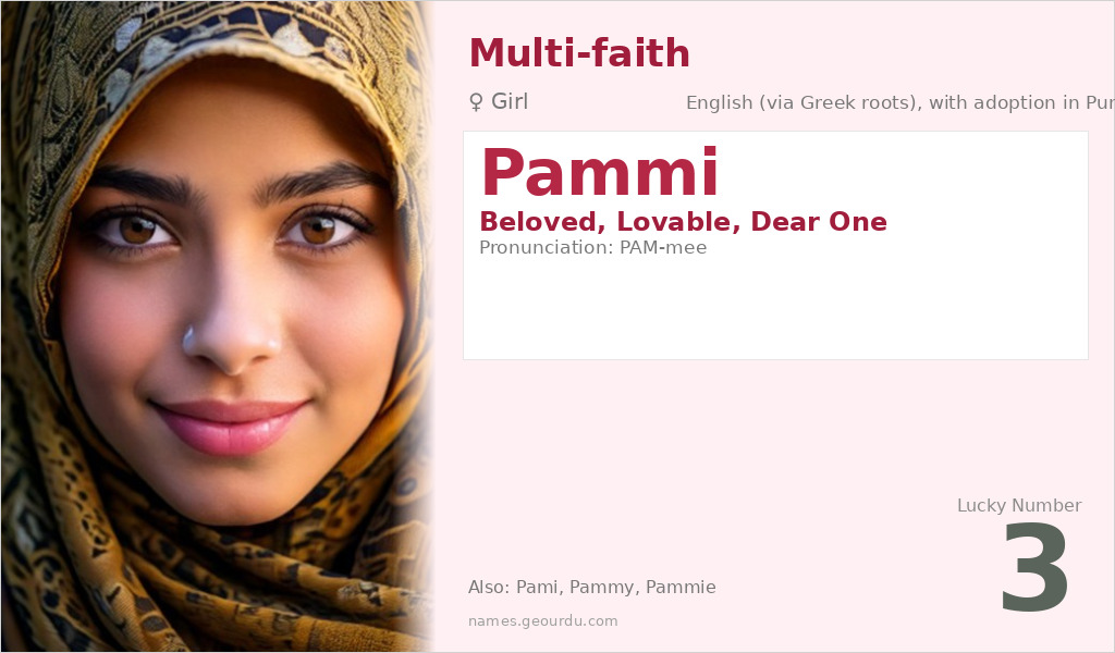 Pammi Name Meaning and Details