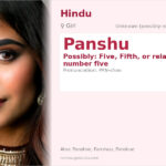 Panshu Name Meaning and Details