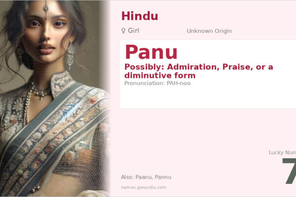 Panu Name Meaning — Origin, Gender & Details (2025)