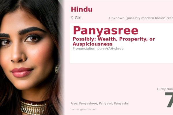 Panyasree Name Meaning — Origin, Gender & Details (2025)