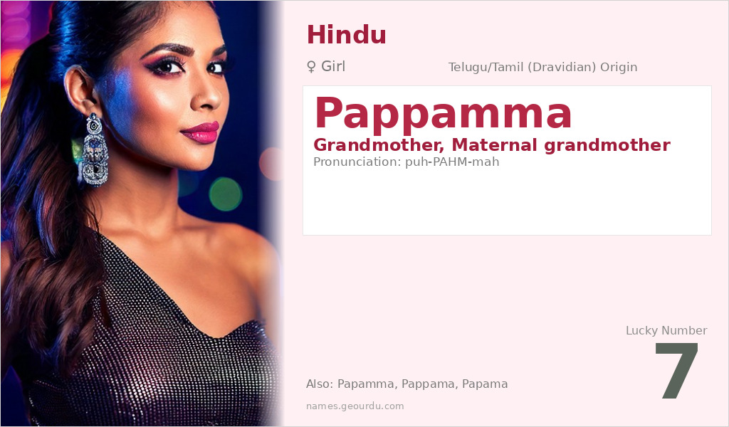 Pappamma Name Meaning and Details