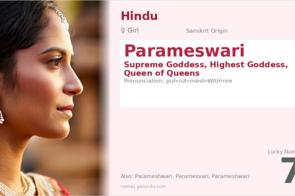 Parameswari Name Meaning — Supreme Goddess Origin & Details (2025)