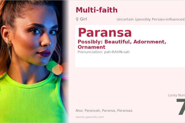Paransa Name Meaning — Origin, Gender & Details (2025)