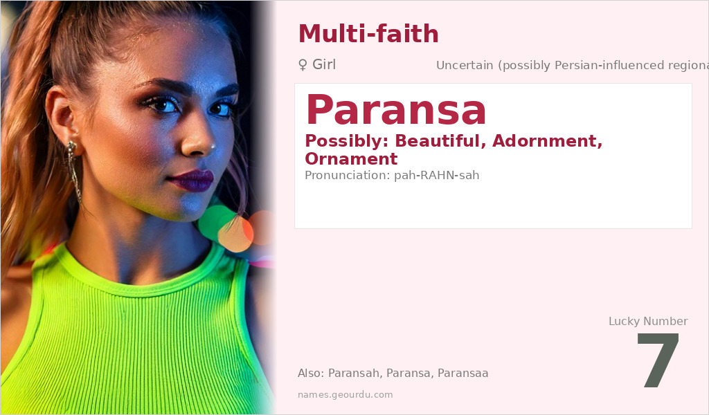 Paransa Name Meaning and Details