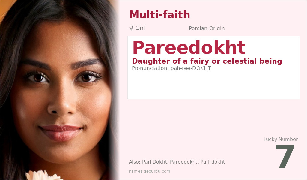 Pareedokht Name Meaning and Details