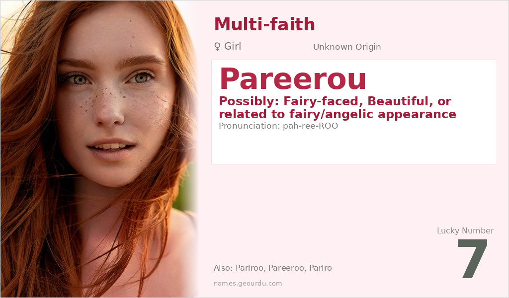 Pareerou Name Meaning and Details