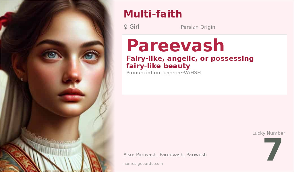 Pareevash Name Meaning and Details
