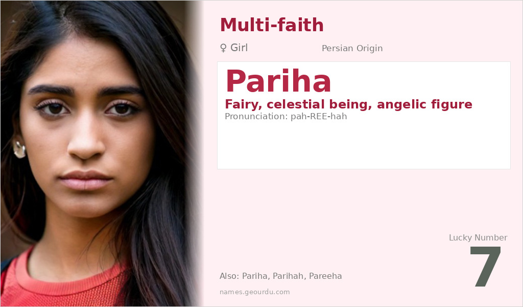 Pariha Name Meaning and Details