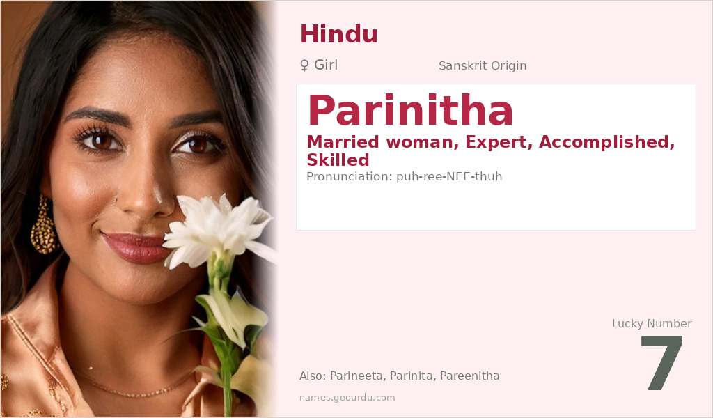 Parinitha Name Meaning and Details