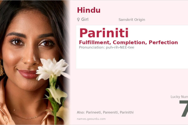 Pariniti Name Meaning — Sanskrit Origin, Girl Name & Details (2025)