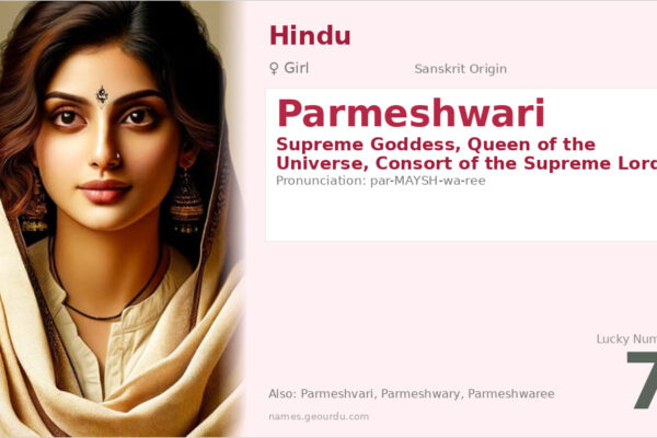 Parmeshwari Name Meaning — Sanskrit Origin, Goddess & Details (2025)