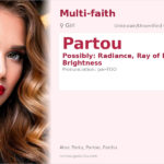 Partou Name Meaning and Details