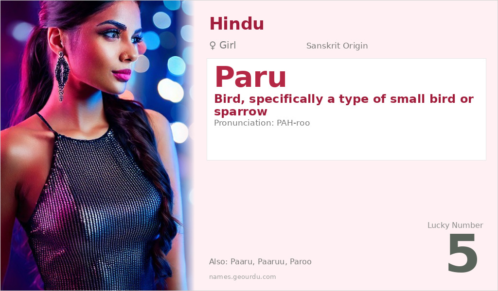 Paru Name Meaning and Details