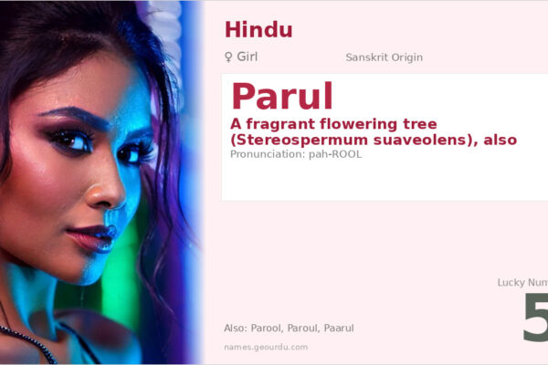 Parul Name Meaning — Origin, Gender & Details (2025)