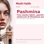 Pashmina Name Meaning and Details