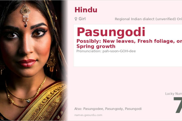 Pasungodi Name Meaning — Origin, Gender & Details (2025)