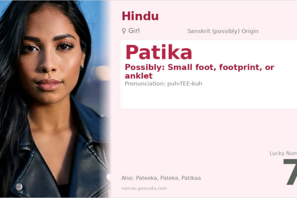 Patika Name Meaning — Origin, Gender & Details (2025)